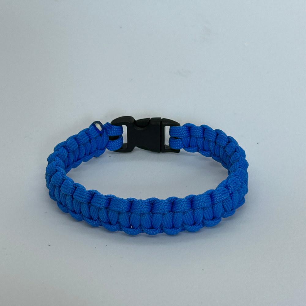 paracord bracelet monochrome_blue