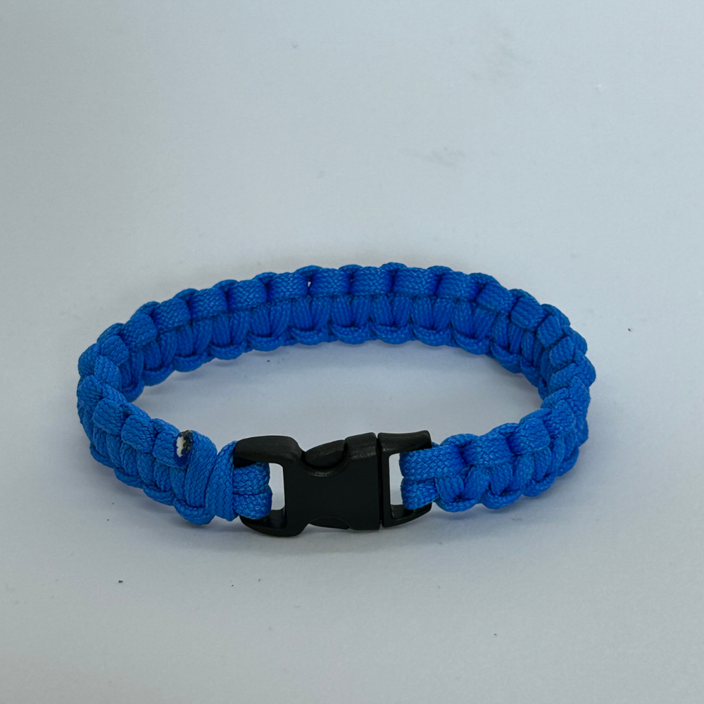 paracord bracelet monochrome_blue