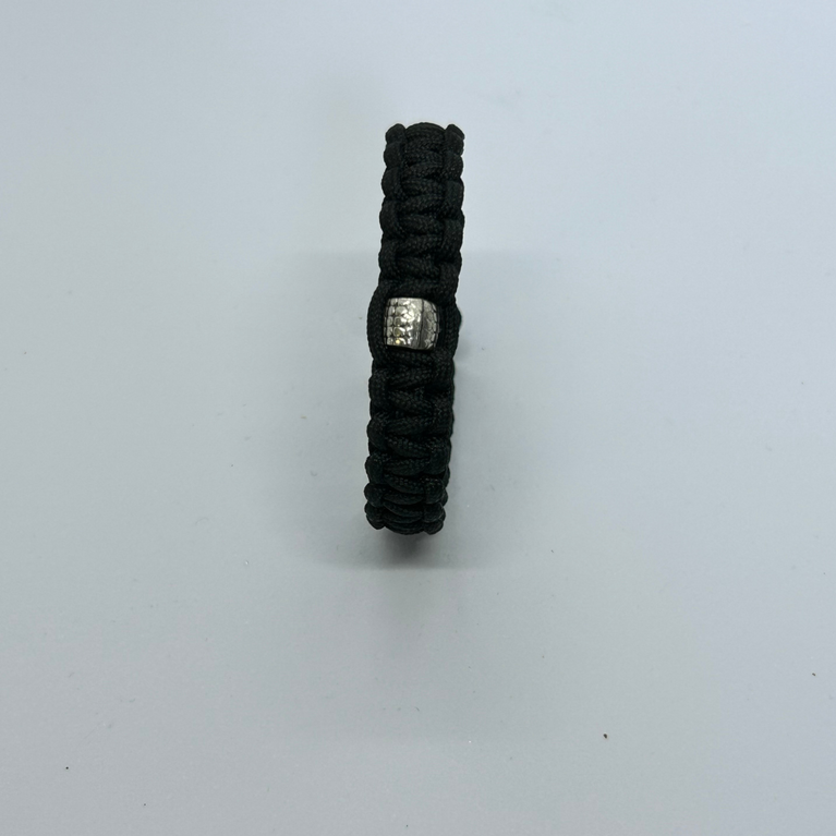 paracord bracelet with steel barrel